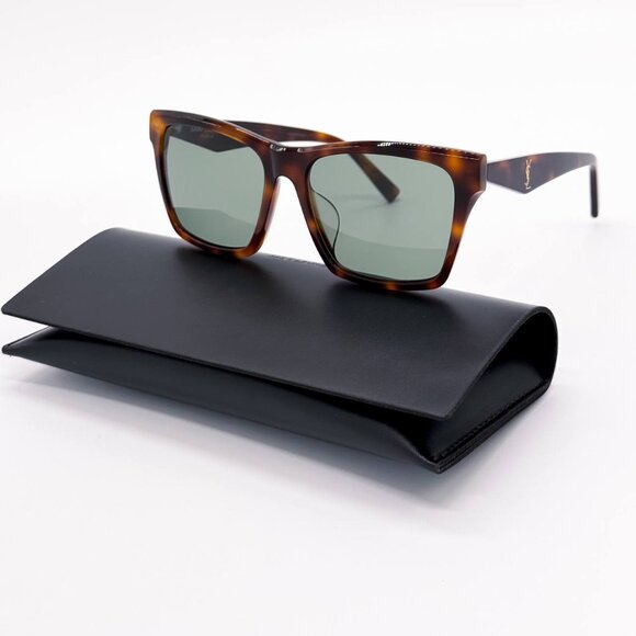NEW SAINT LAURENT SLM104F 003 WOMEN CAT EYE SUNGLASSES SAINT LAURENT SL M104 003 - Picture 1 of 12